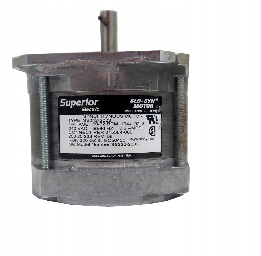 SILNIK ELEKTRYCZNY SLO-SYN SUPERIOR ELECTRIC 240V
