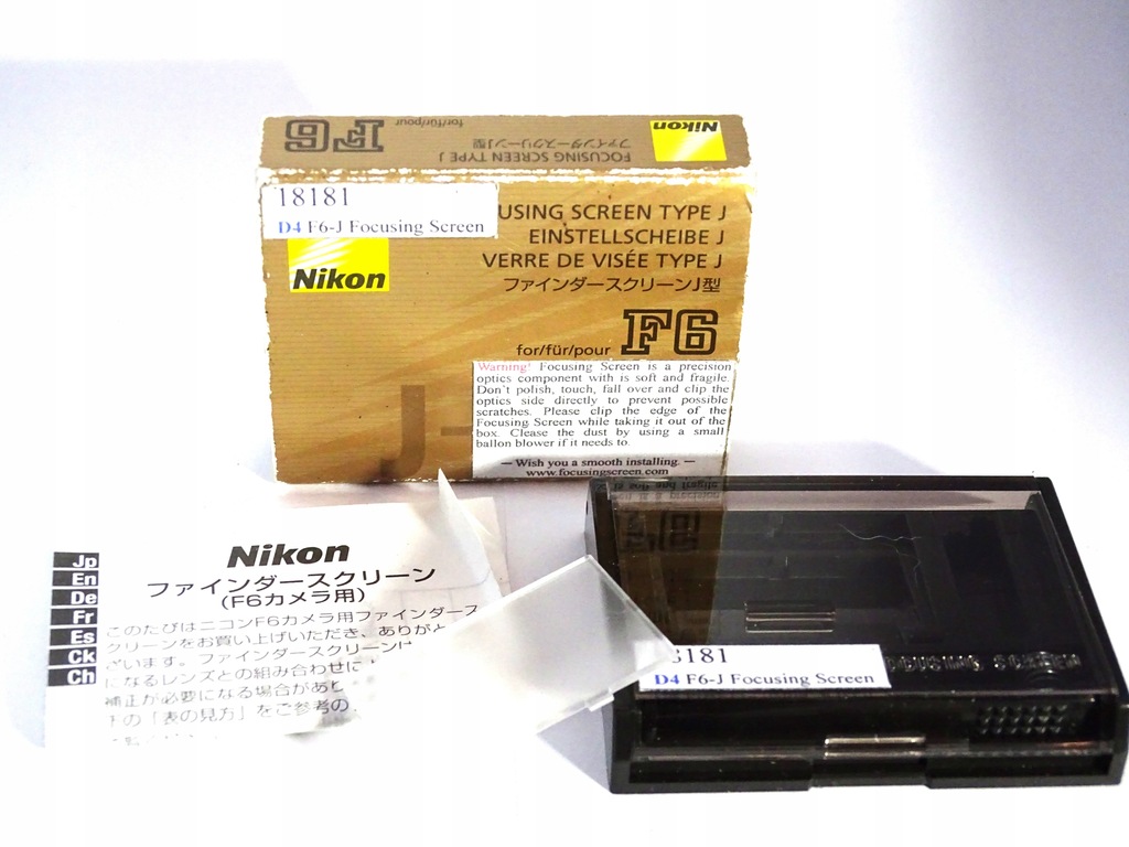 Matówka Nikon F6 typ D4 focusing screen F6j