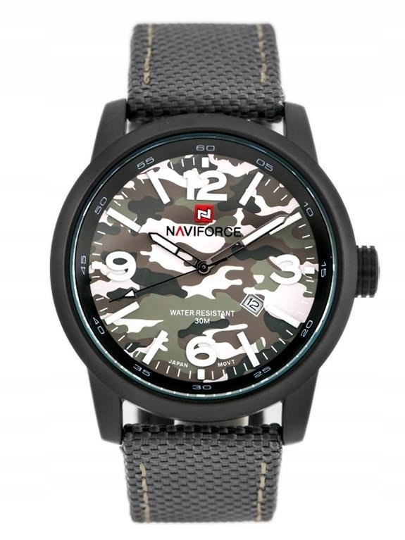 ZEGAREK MĘSKI NAVIFORCE - COMMANDO (zn034c) - grey