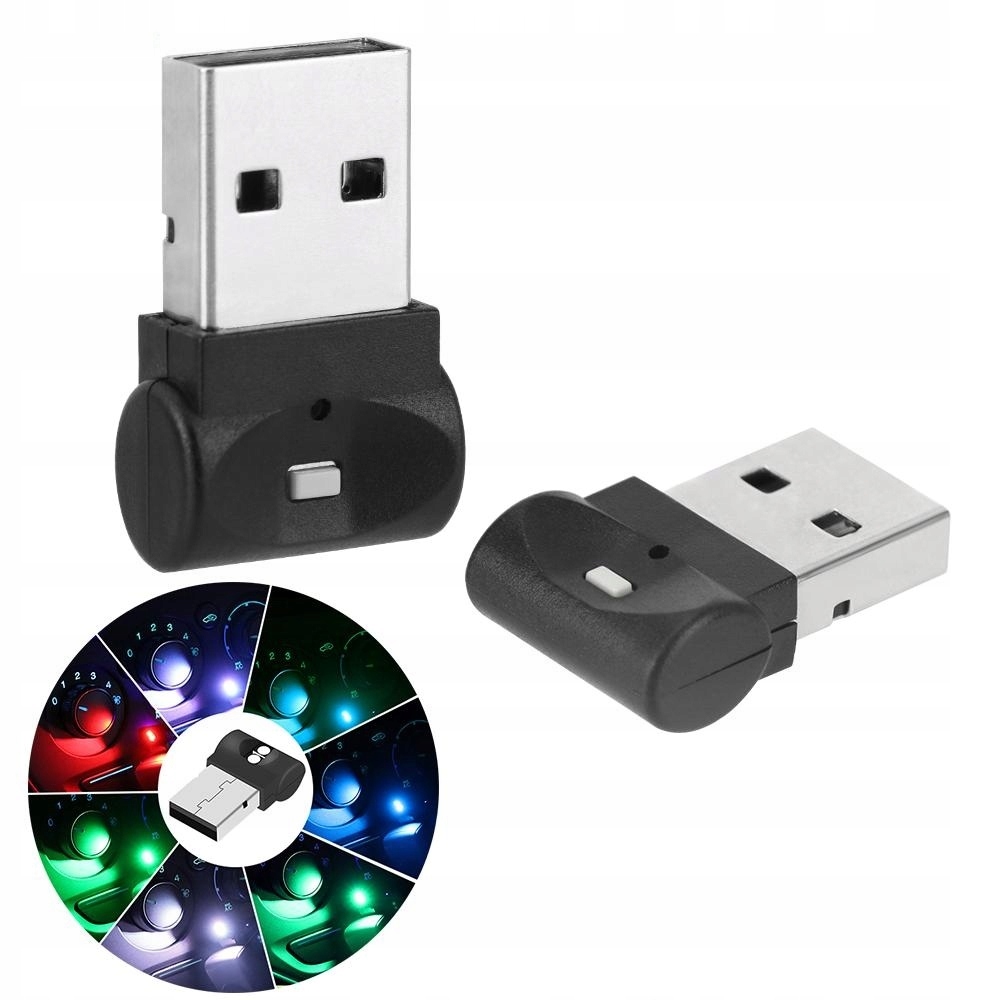 automatyczna lampa LED RGB LED USB lampka