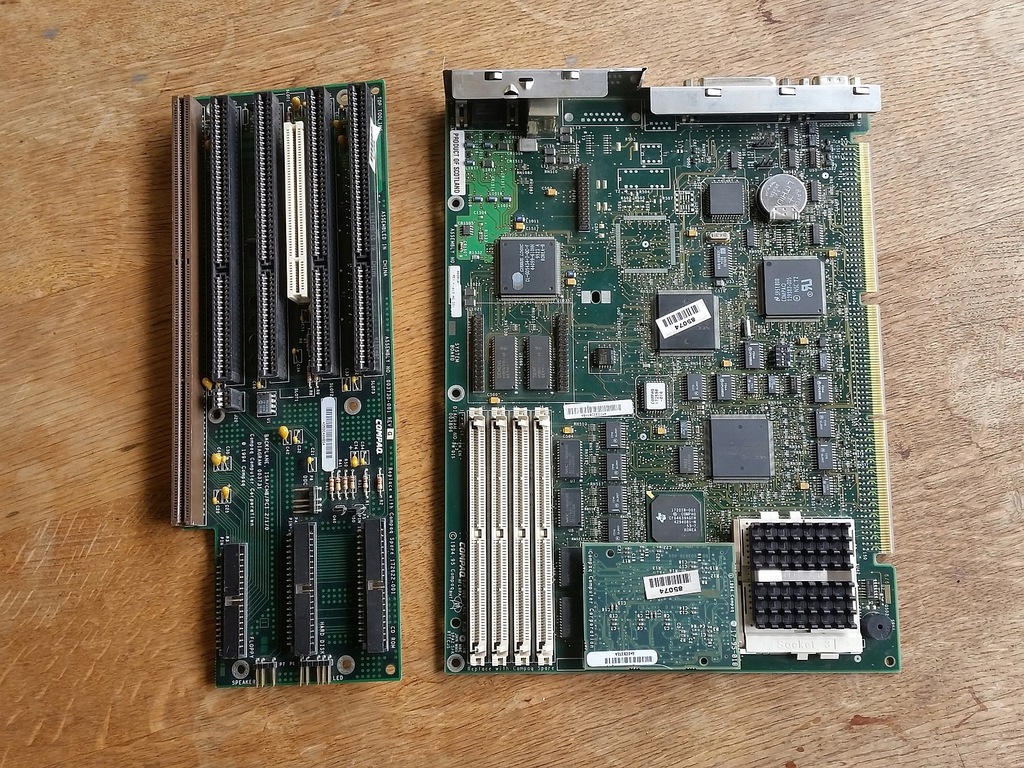 Intel 486 DX4-100 + płyta główna Socket 3 Compaq - 12498437374 ...