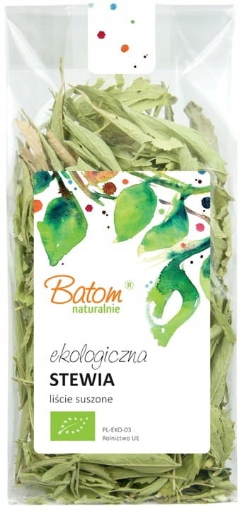 STEWIA LIŚCIE SUSZONE BIO 20 g - BATOM