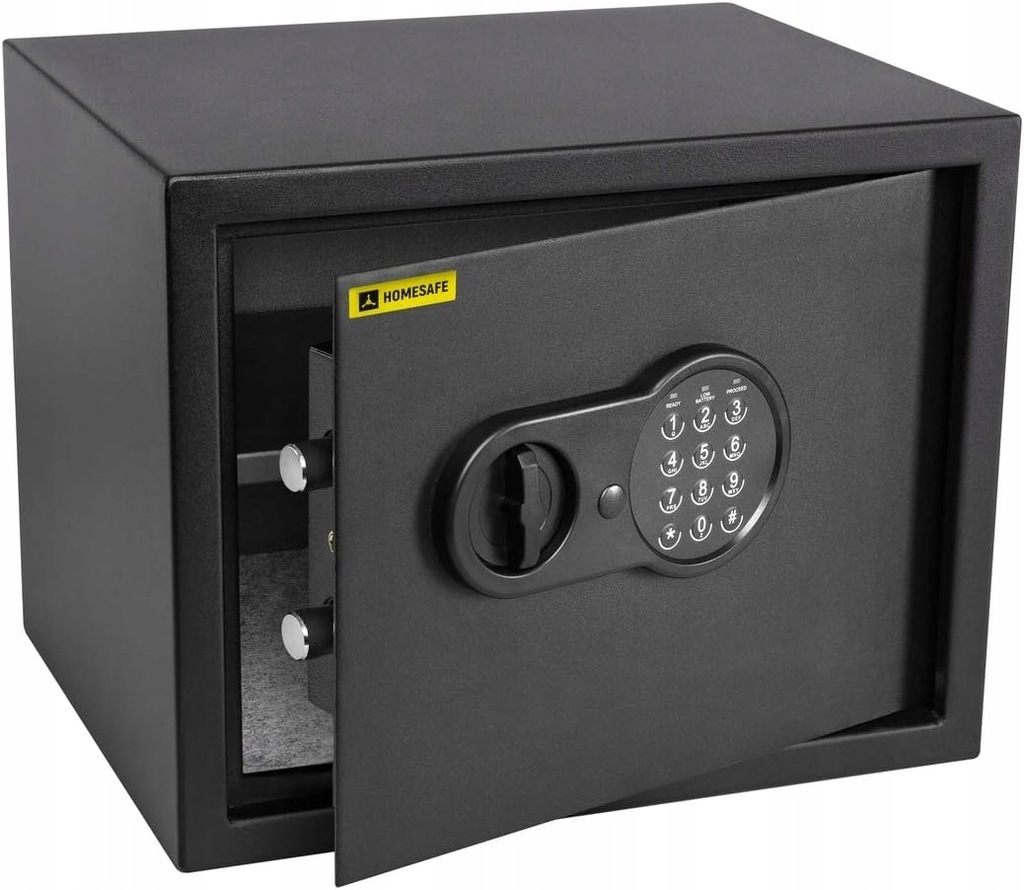 Homesafe HV30E Sejf z zamkiem elektronicznym 30x38x30cm Satynowa Czerń