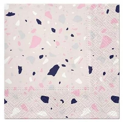 SERWETKI TERRAZZO 33X33CM 20SZT