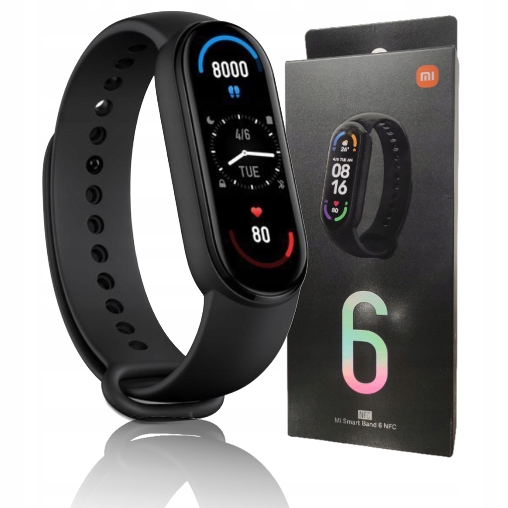 SMARTWATCH XIAOMI MI BAND 6 CZARNY DAMSKI MĘSKI - 12706795061 ...