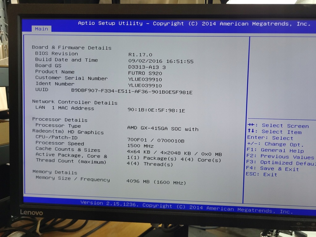 Fujitsu FUTRO S920 AMD GX-415GA (2290172)
