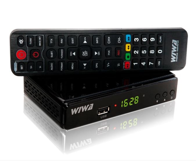 Tuner DVB-T T2 WIWA H.265 internet 23081