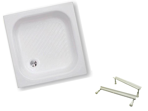Brodzik akrylowy 80x80 kwadratowy głębokość 15 cm
