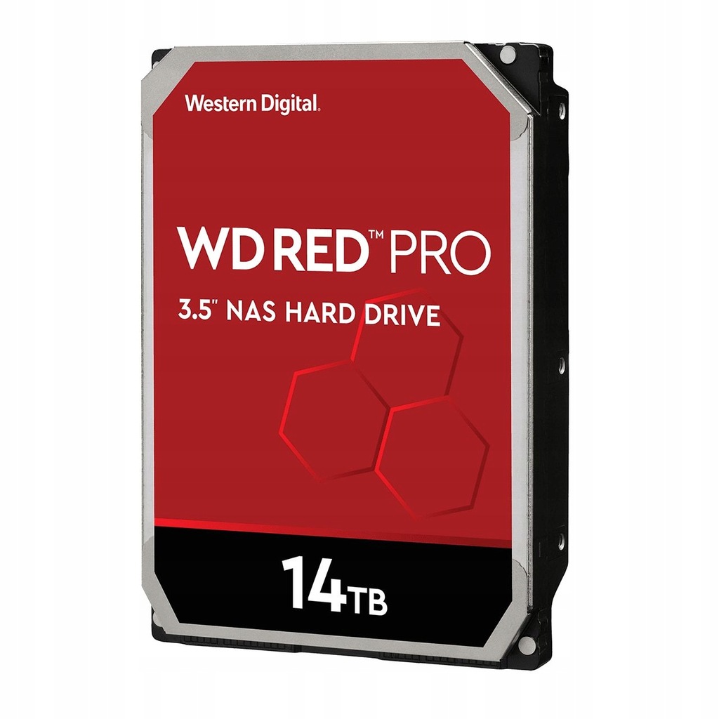 Dysk HDD WD Red Pro WD141KFGX (14 TB ; 3.5";