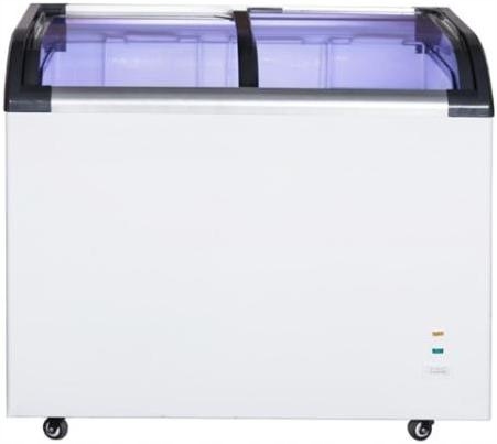 PRZESZKLONA ZAMRAŻARKA SKRZYNIOWA POJEMNOŚĆ 180L