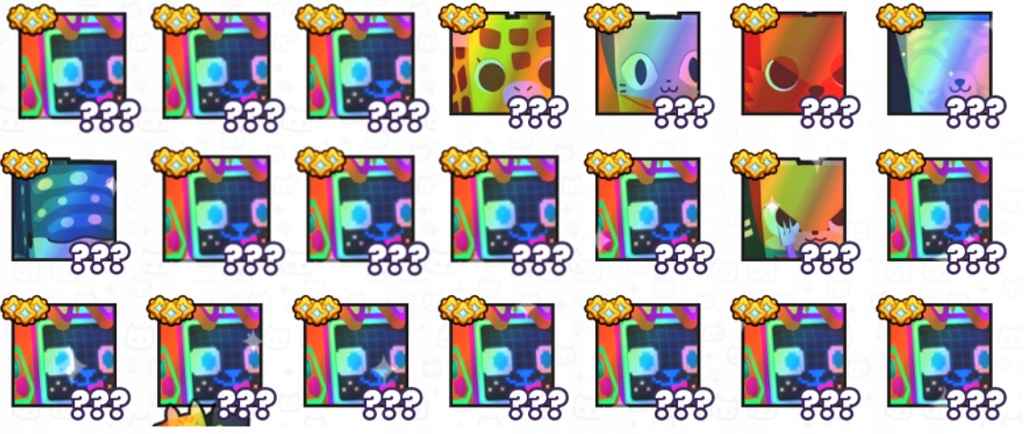 Pet Simulator 99 - 1 losowych huge Raibow