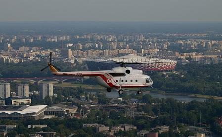 Siły Powietrzne - lot śmigłowcem Mi-8