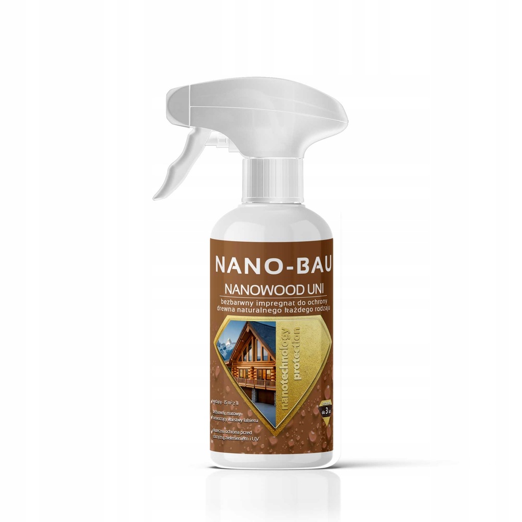 NANOIMPREGNAT Nano-Bau do ochrony drewna 250 ml