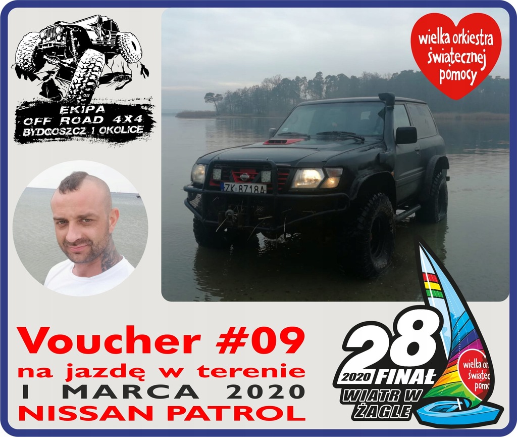 Voucher #9 na jazdę w terenie Nissan Patrol