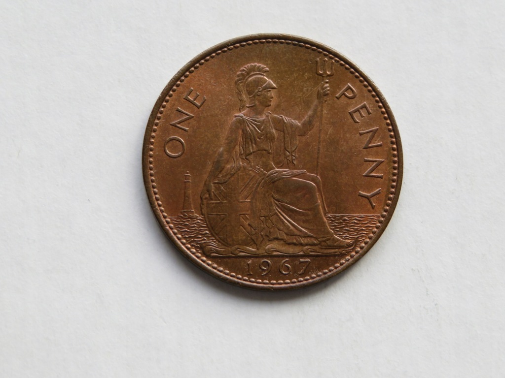 Wielka Brytania - 1 penny 1967