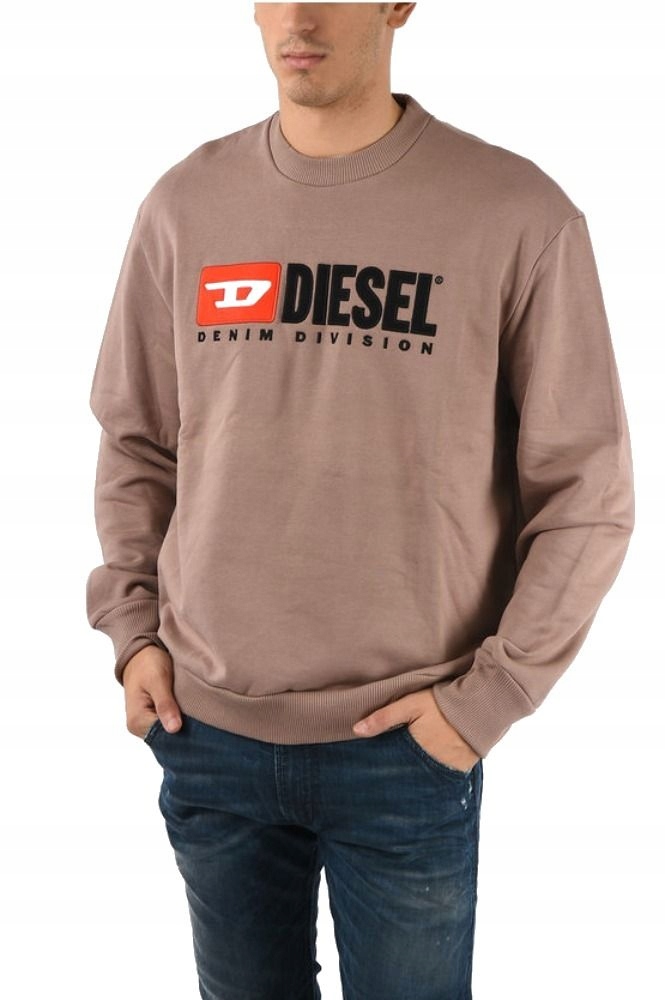 DIESEL MĘŻCZYZN BRĄZOWY BLUZY 2XL INT