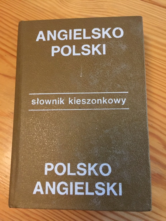 Angielsko polski słownik kieszonkowy Jaślan 1987