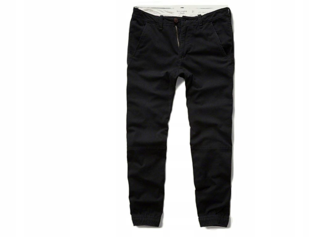 Abercrombie Hollister Spodnie Męskie Joggers 31