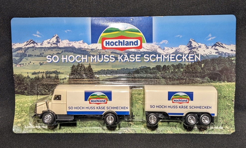CIĘŻARÓWKA REKLAMOWA - HOCHLAND - 1:87 GRELL