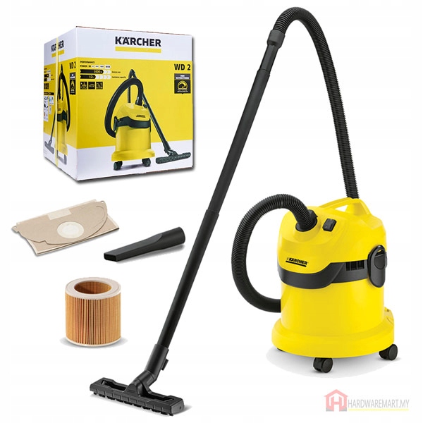 KARCHER WD 2 ODKURZACZ UNIWERSALNY 1000W MOKRO 7977730651 oficjalne