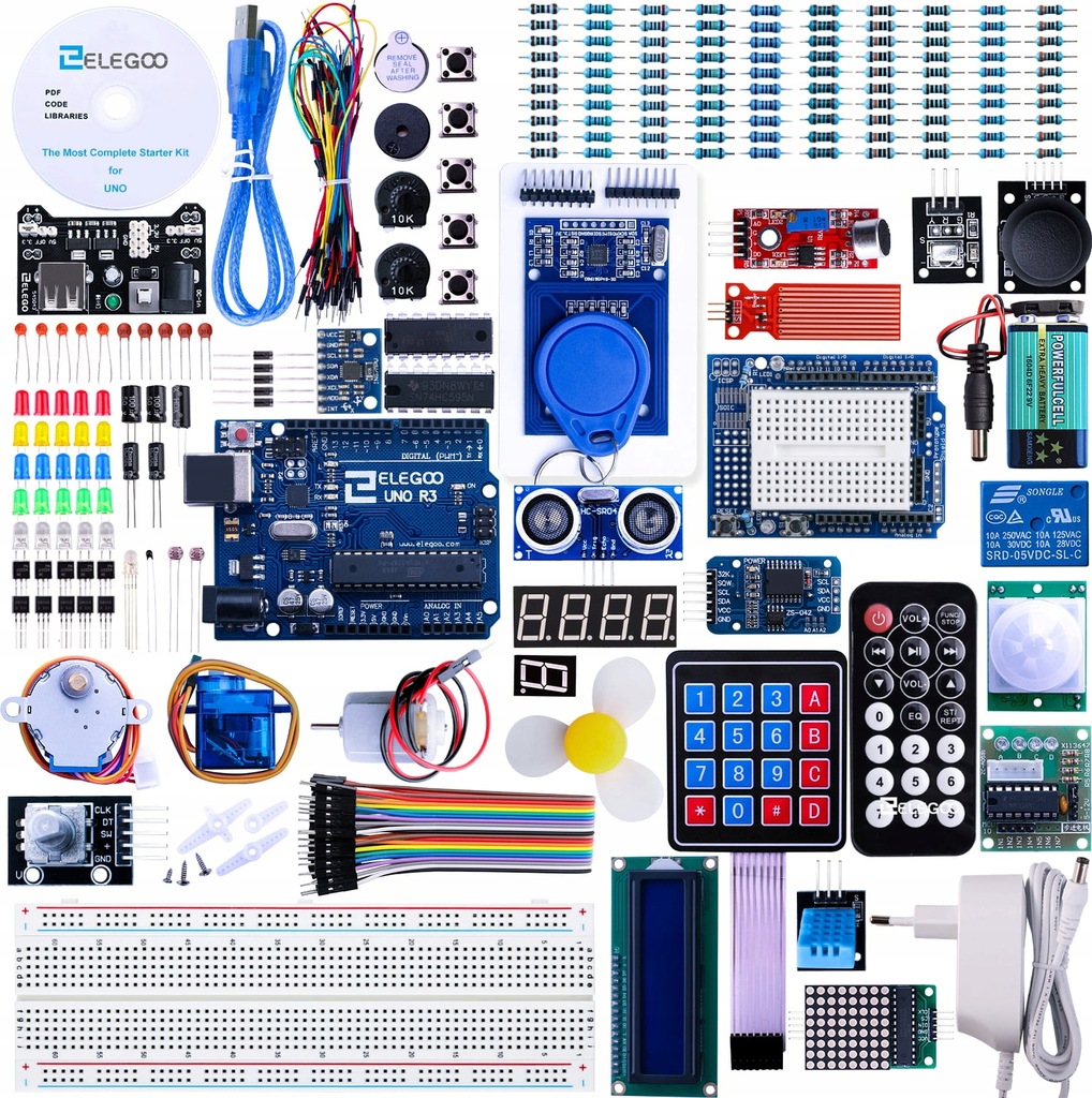 Zestaw startowy ELEGOO most complete starter kit UNO R3 Project ANDUINO /S