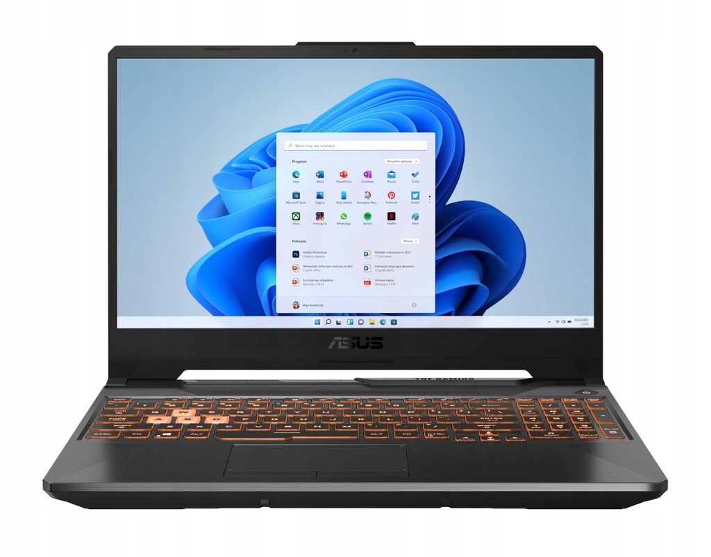 Laptop gamingowy ASUS TUF Gaming F15 FX506LHB-HN324W 15,6' 144Hz i5-10300H