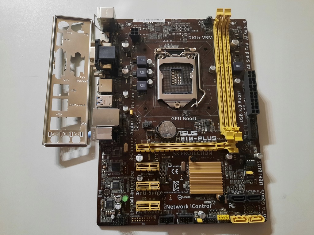 Płyta główna ASUS H81M-PLUS Micro ATX 1150 2x DDR3