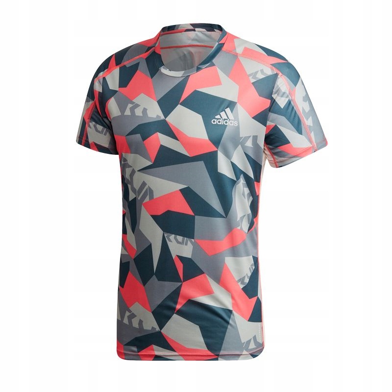 Koszulka adidas Own The Run Tee Camo M GC7938 XL