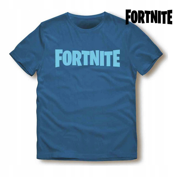 Koszulka z krótkim rękawem Unisex Fortnite Niebies