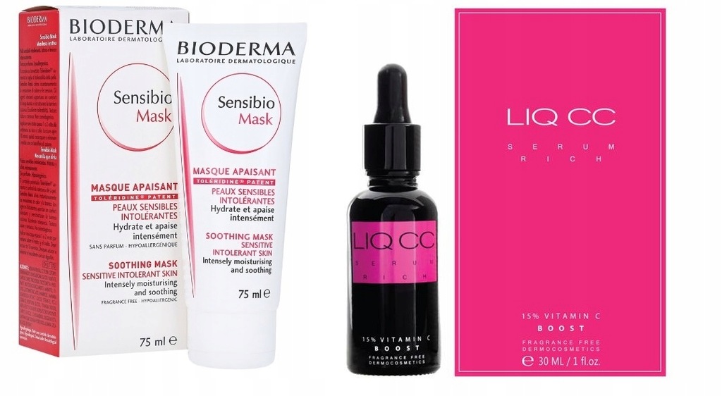 BIODERMA SENSIBIO MASK + LIQ CC SERUM RICH