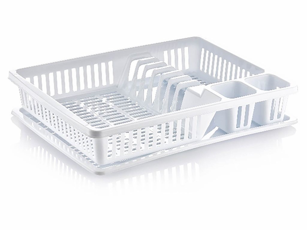 Suszarka do naczyń plastikowa ociekacz z tacką