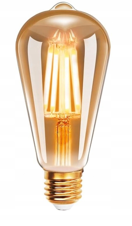 Żarówka ozdobna LED E27 Edison ST646W 2200K ciepła 64x142mm 6W