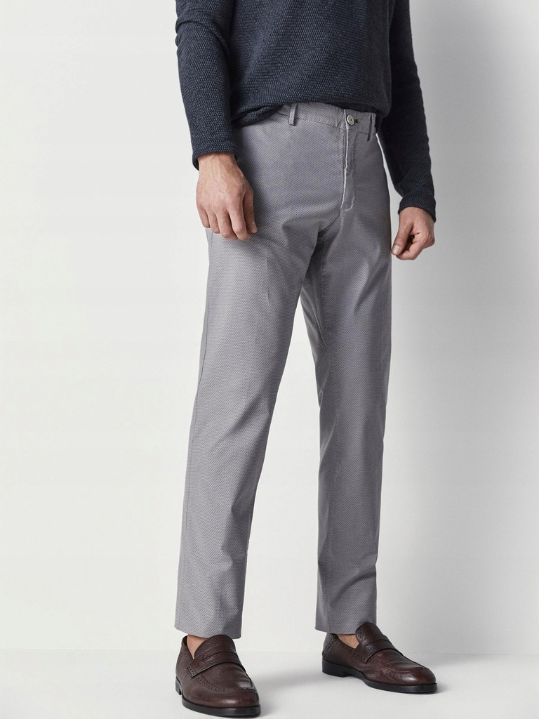 01Y034 MASSIMO DUTTI__MI5 SPODNIE CHINOS KANT__W34