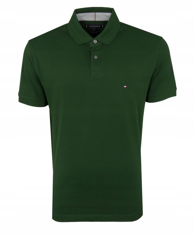 TOMMY HILFIGER polo męskie, zielona, L