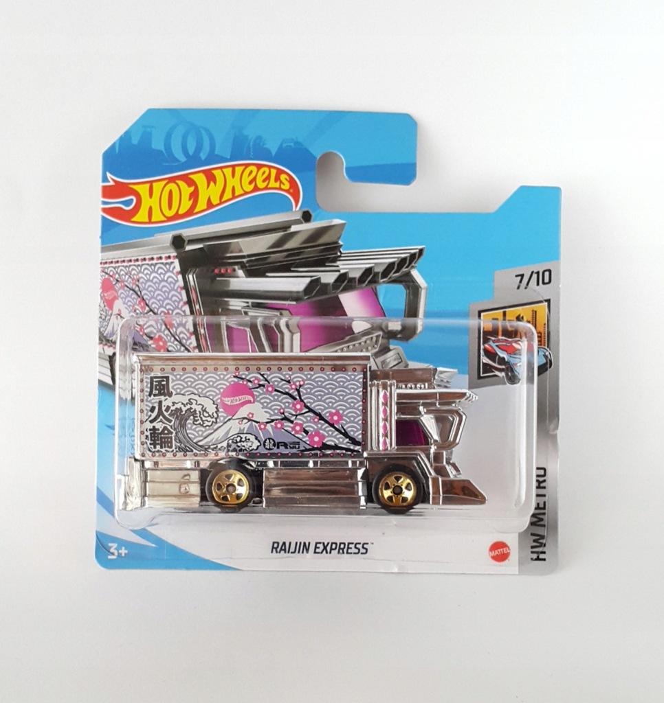 NOWE HOT WHEELS RAIJIN EXPRESS JAPOŃSKA CIĘŻARÓWKA