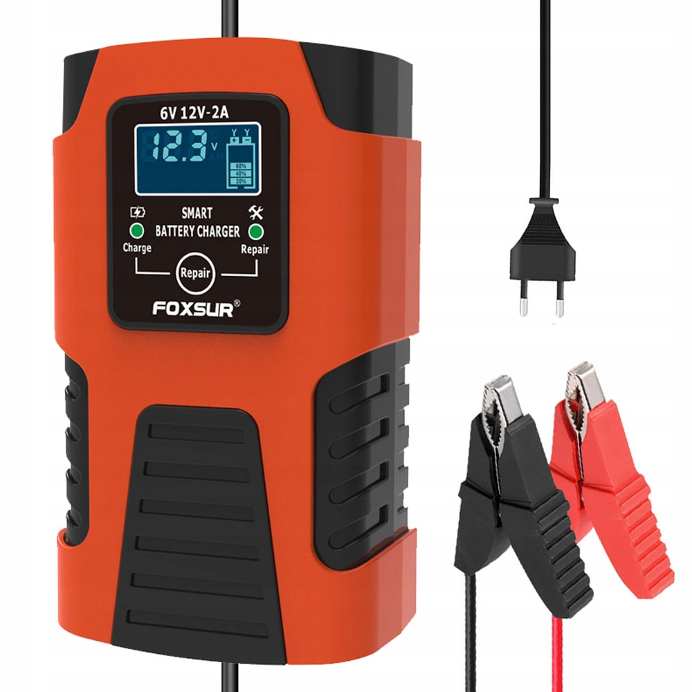 PROSTOWNIK ŁADOWARKA DO AKUMULATORA 12V/2A 24V/2A