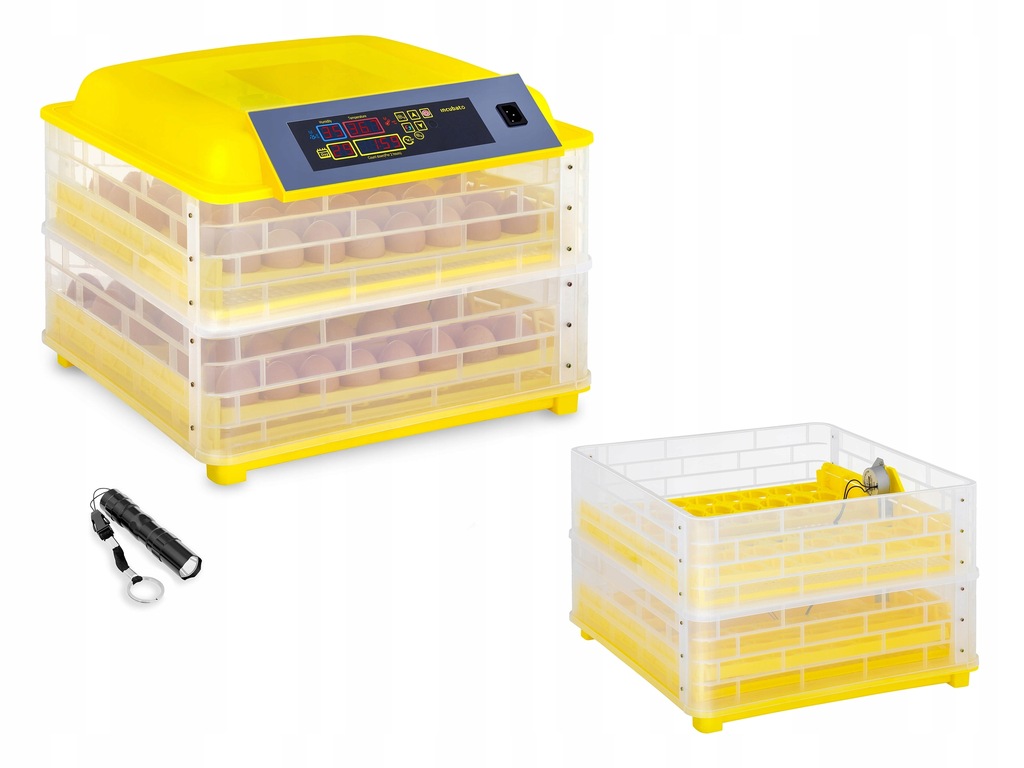 INKUBATOR DO 48 / 96 JAJ KURZYCH MOC 120W 2 PIĘTRA
