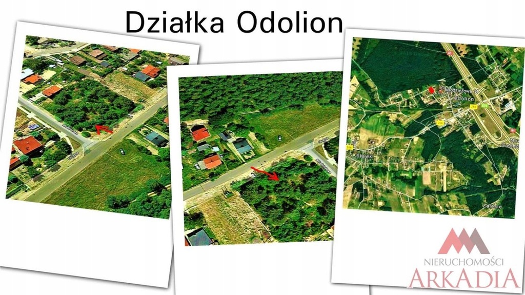 Działka, Odolion, 1810 m²