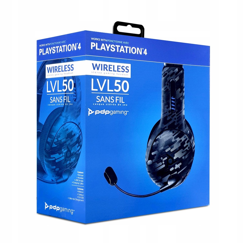 LVL50 Wireless Headset PS4 Black Camo PS4