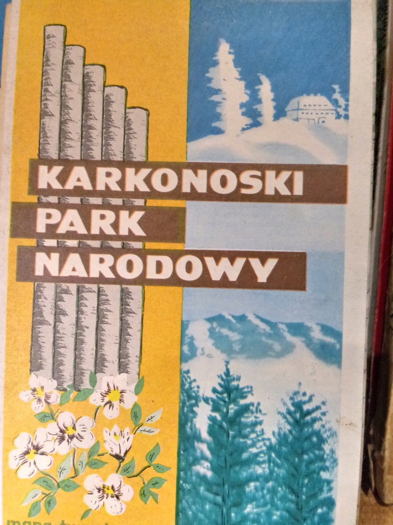 Karkonoski Park Narodowy mapa turystyczna / b