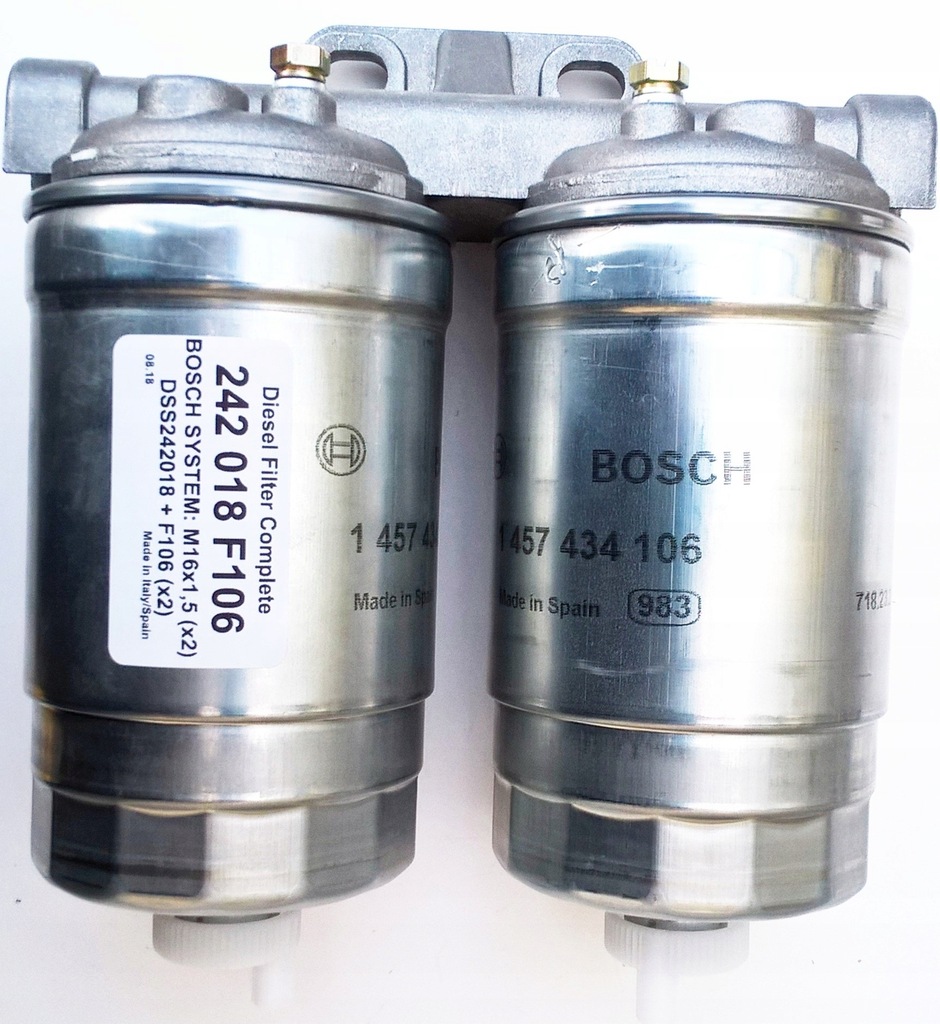 Korpus Z 2 Filtrami Paliwa Bosch Oe Zestaw Oficjalne Archiwum Allegro