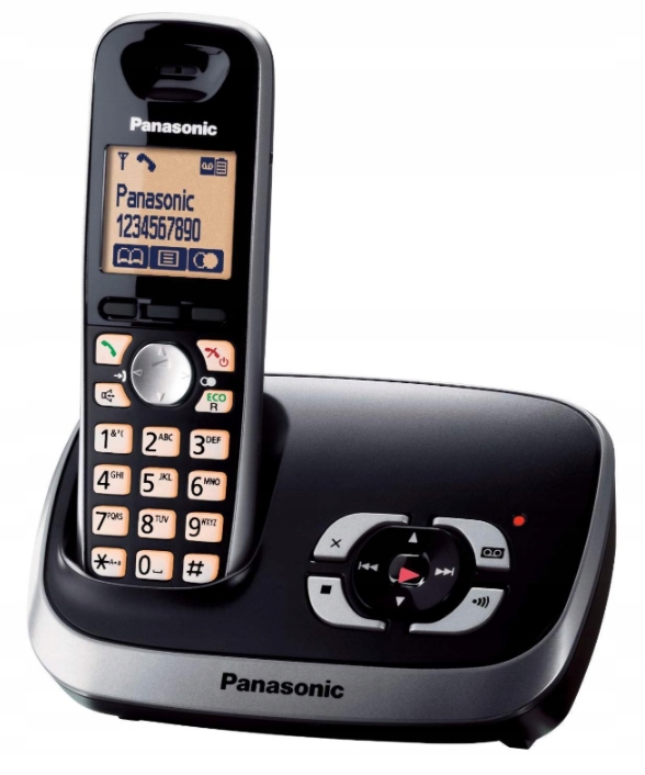 Panasonic KX-TG6521 TELEFON bezprzewodowy LCD
