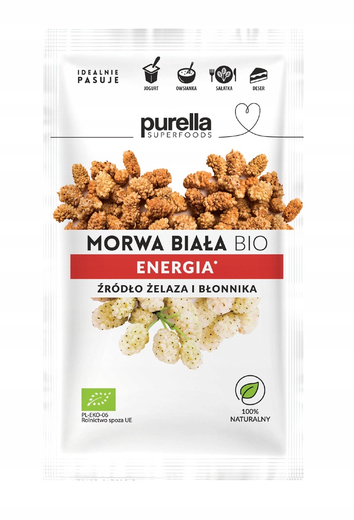 PURELLA SUPERFOODS Morwa biała suszona BIO 45g