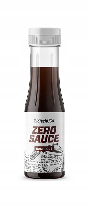 BIOTECH ZERO SAUCE 350ml barbecue SOS BBQ LOW KCAL