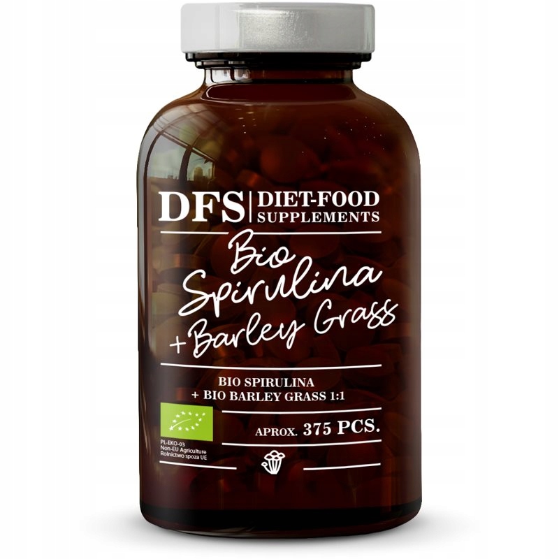 Diet-Food Supplements Spirulina + Młody jęczmień B