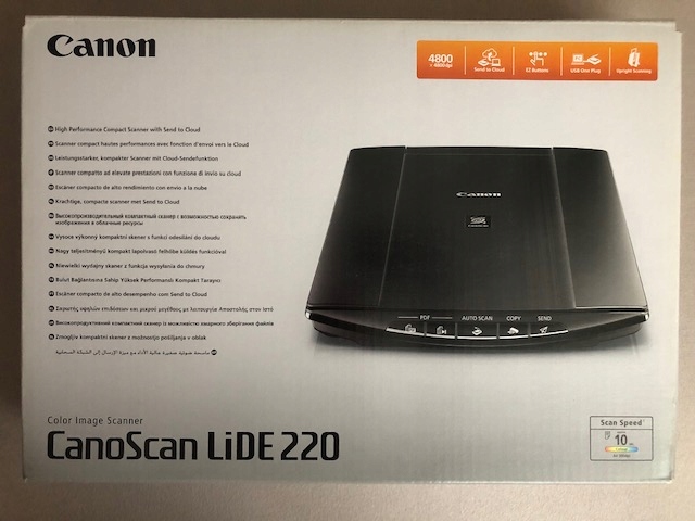 Canon CanoScan LiDE 220 USB 4800 x 4800 DPI