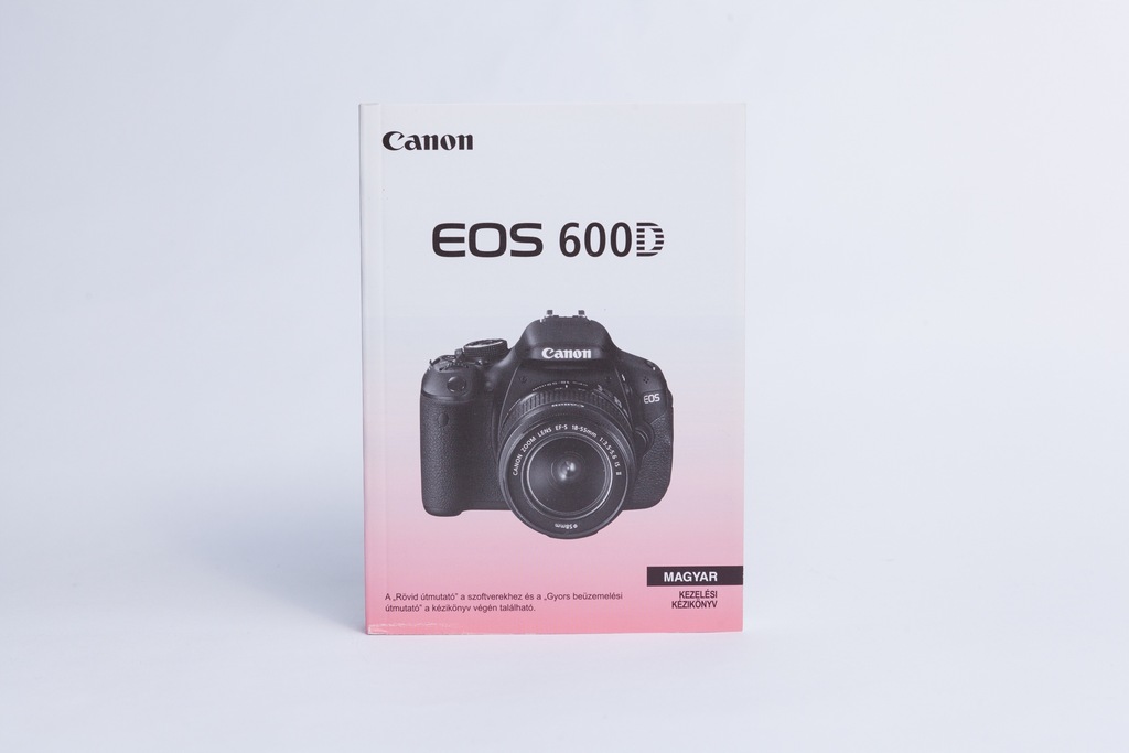 Instrukcja Obsługi Canon EOS 600D Język Węgierski
