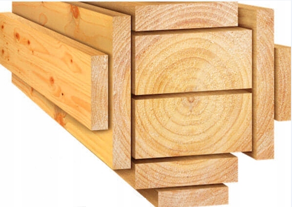 Więźba dachowa, drewno konstrukcyjne, deski, łaty