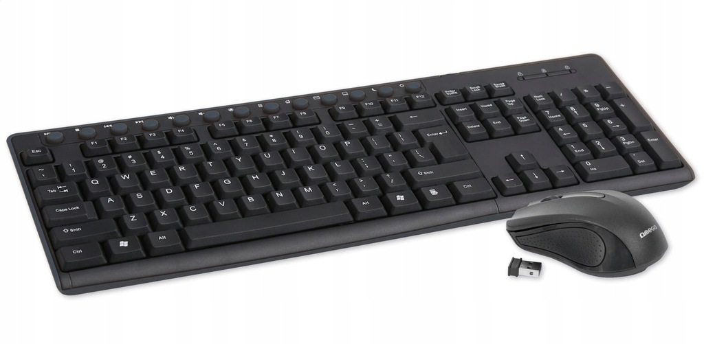 KEYBOARD US + MOUSE OMEGA OKM071B M-MEDIA W-LESS S