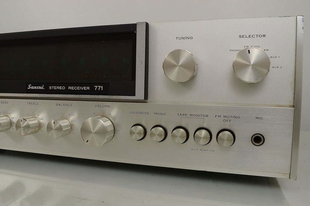 Sansui Model 771 Vintage Stereo Receiver 7286216629 oficjalne